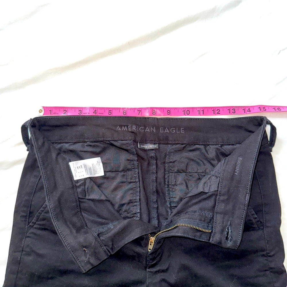 Black American eagle khakis